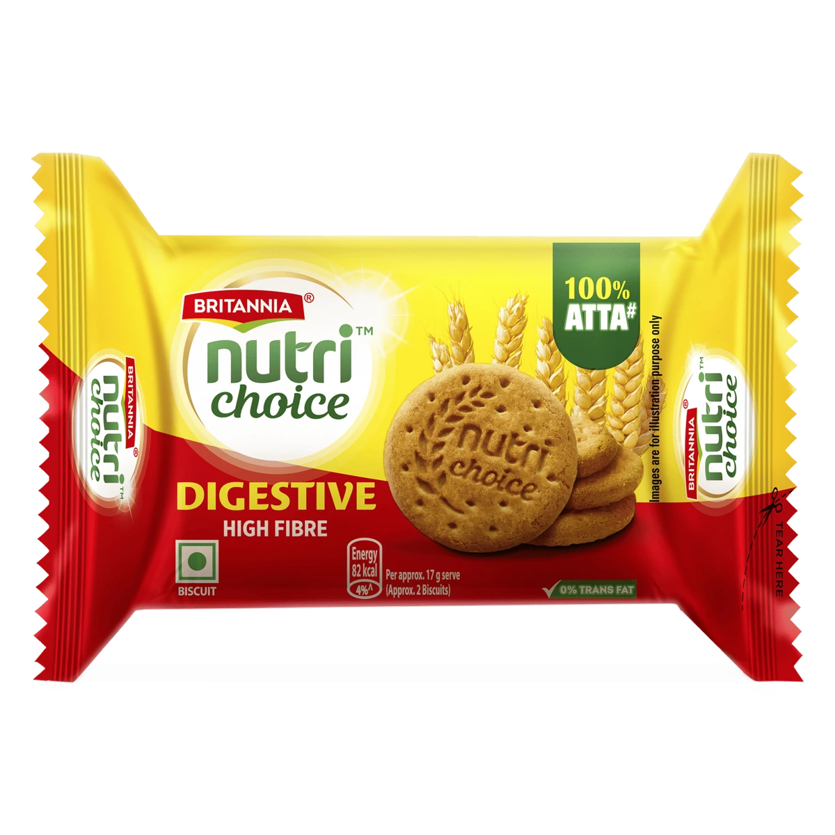 Nutrichoice Digestive High Fibre Biscuits