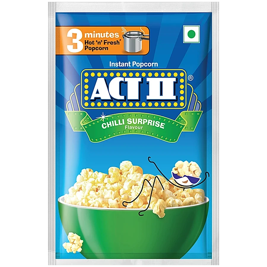 Chilli Surprise Flavour Instant Popcorn