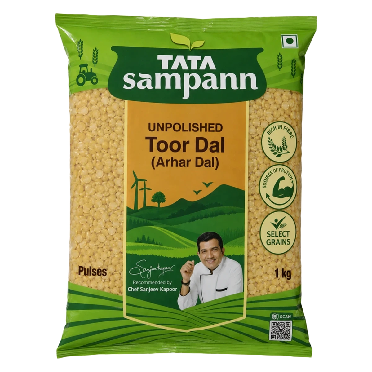 Sampann Unpolished Toor Dal