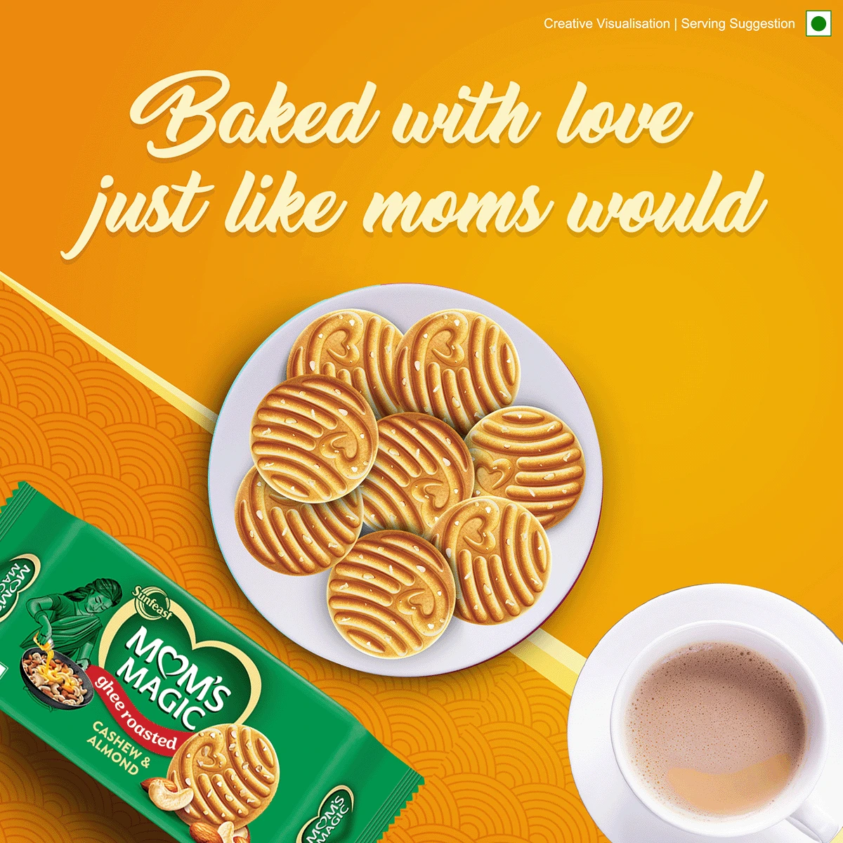 Mom's Magic Ghee Roasted Cashew & Almond Cookies
