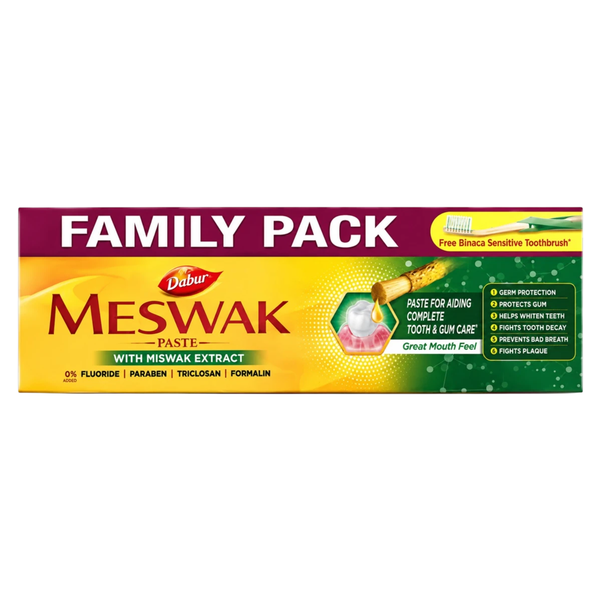 Meswak Toothpaste with Free Toothbrush