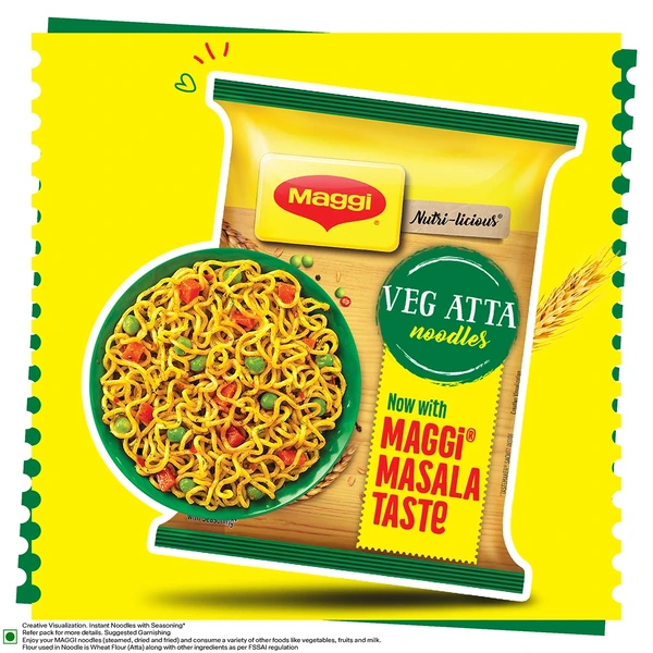 Nestle Maggi Nutri-Licious Veg Atta Instant Noodles