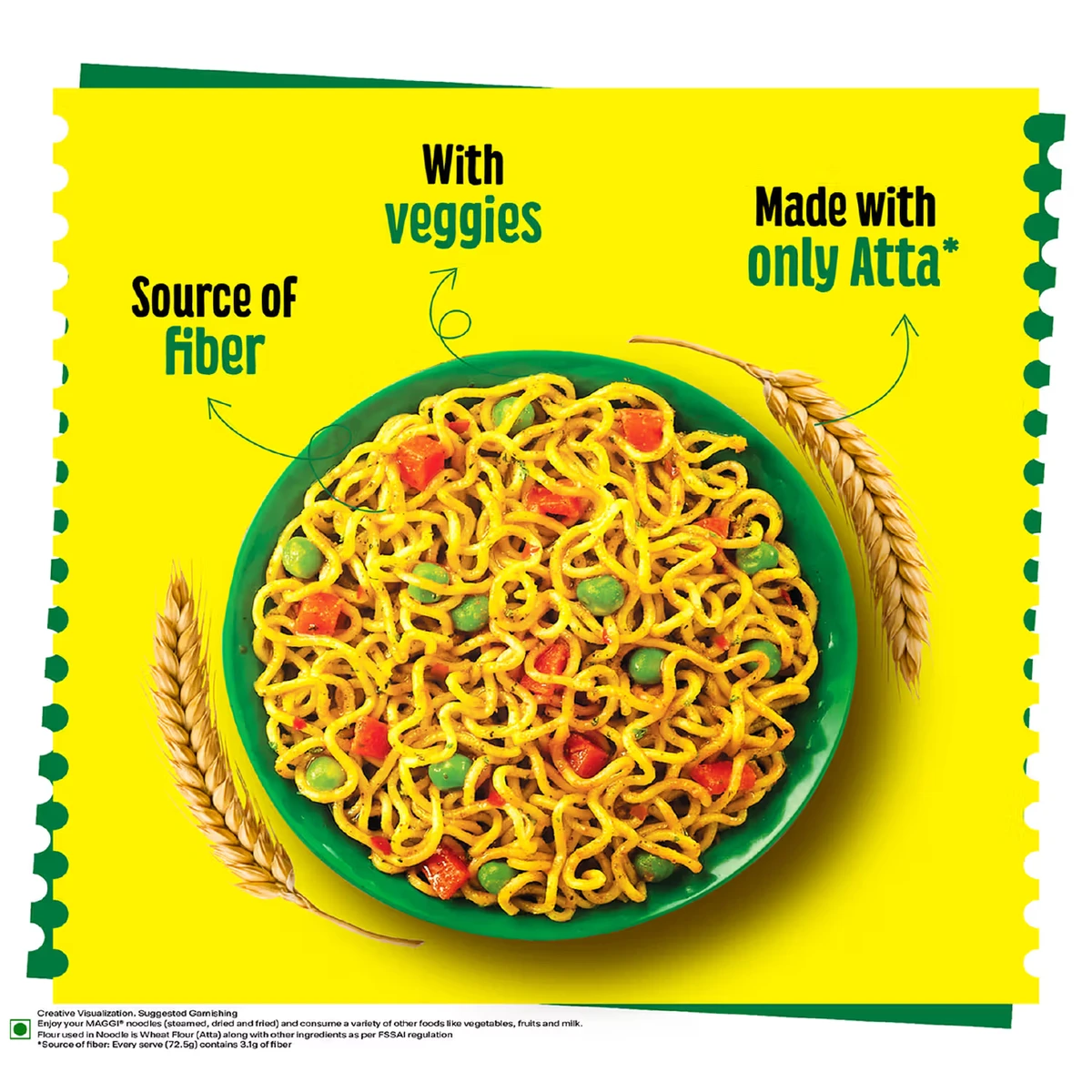 Maggi Nutri-Licious Veg Atta Instant Noodles