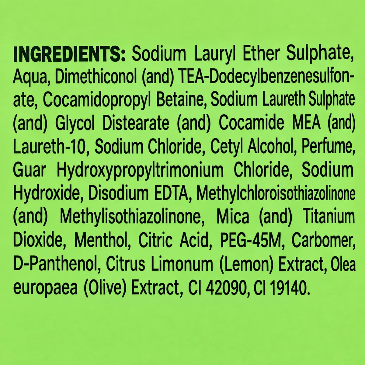 Hair Fruits Dryness Control Lemon & Olive Conditioning Shampoo