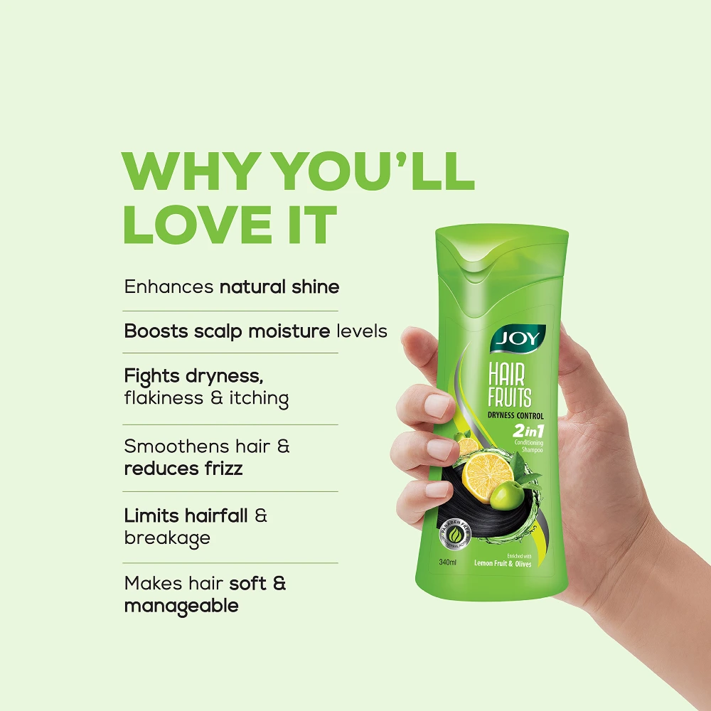 Hair Fruits Dryness Control Lemon & Olive Conditioning Shampoo