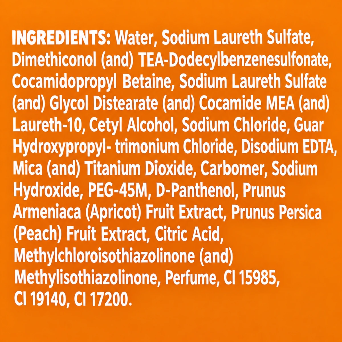 Hair Fruits Long & Silky Apricot & Peach Fruit Conditioning Shampoo