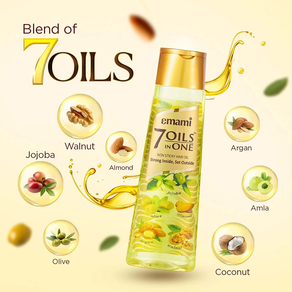 7 Oils in One Light & Non Sticky Hair Oil