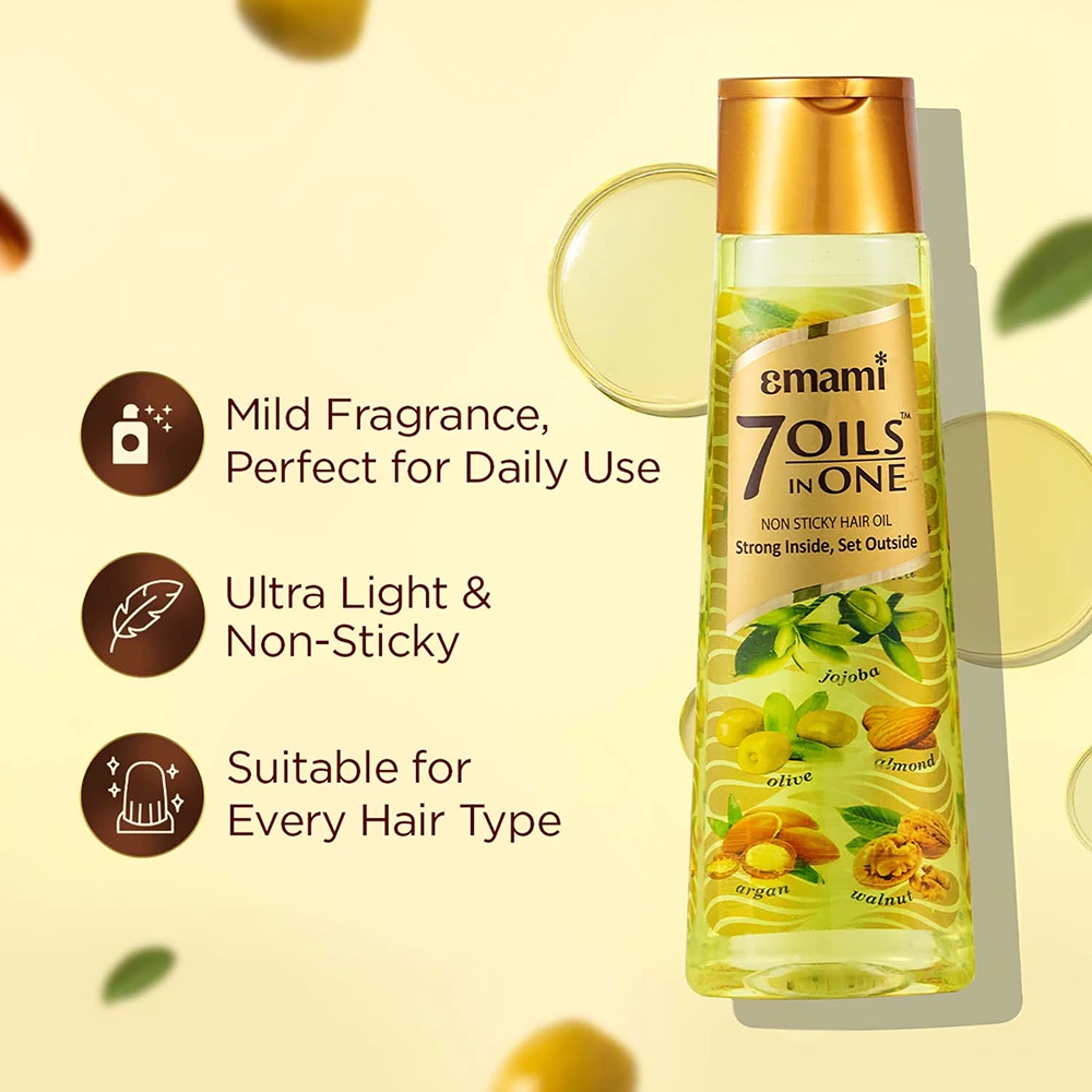 7 Oils in One Light & Non Sticky Hair Oil