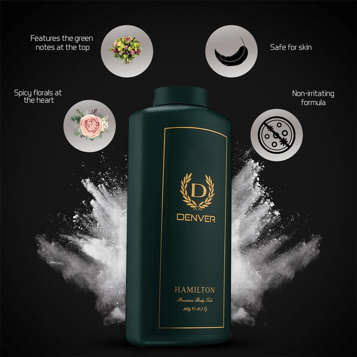 Hamilton Premium Body Talc