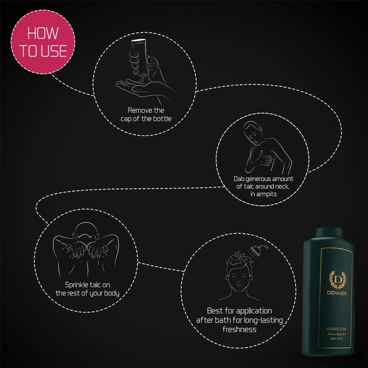 Hamilton Premium Body Talc