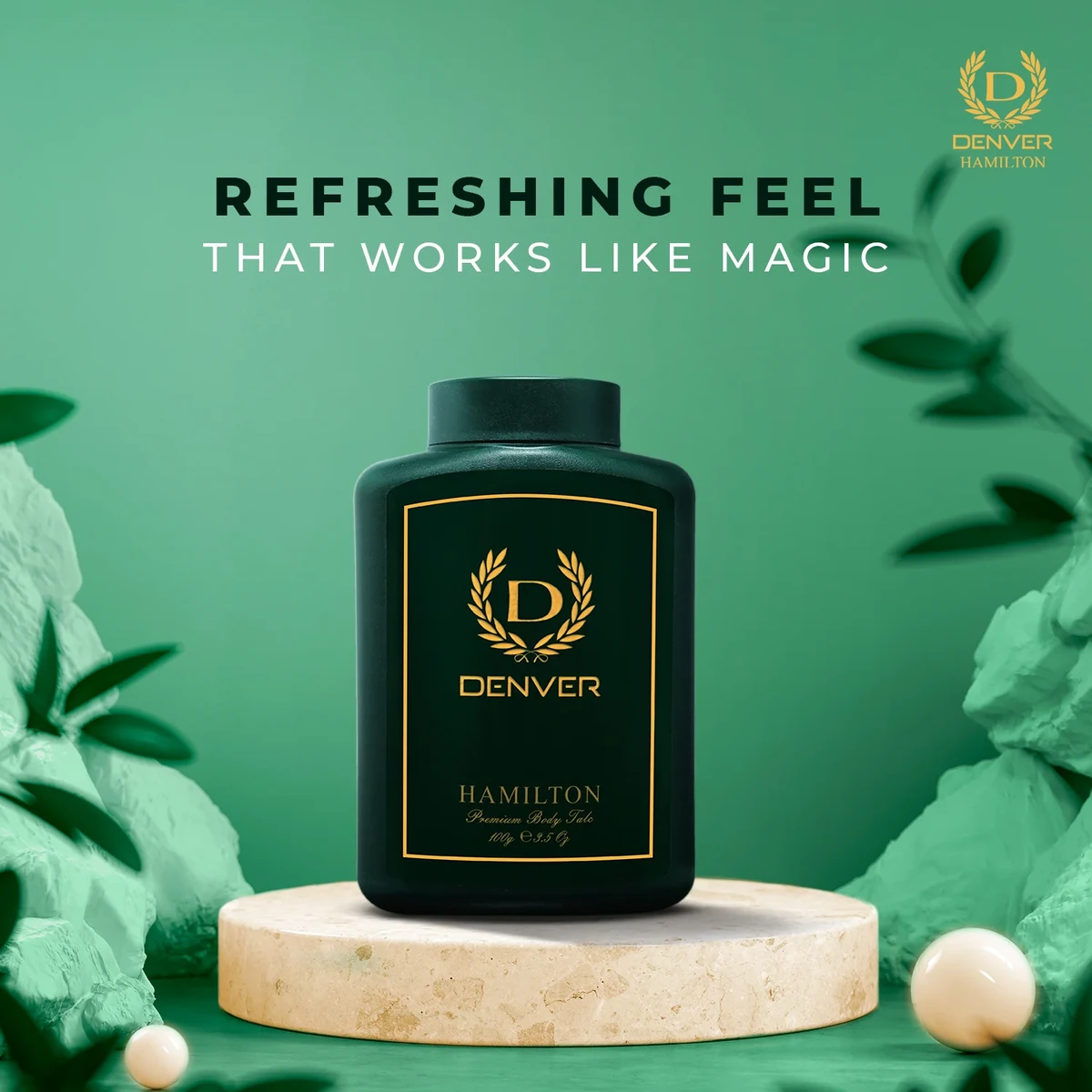 Hamilton Premium Body Talc