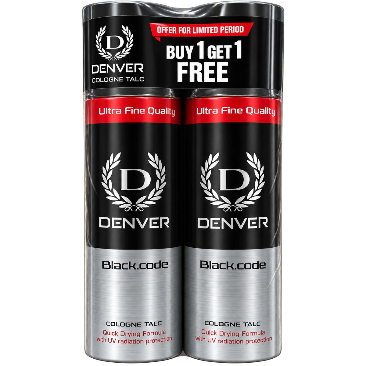 Black Code Cologne Talc Buy 1 Get 1 FREE