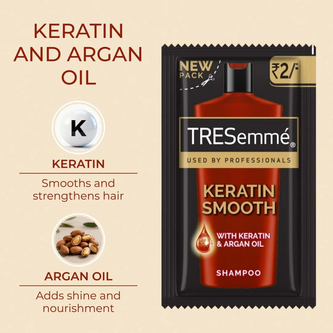 Keratin & Argan Oil Smooth Professional Shampoo