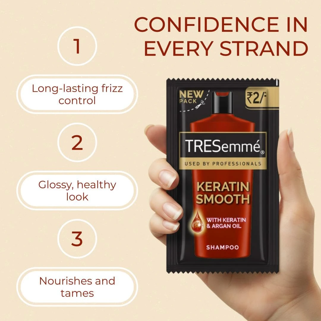 Keratin & Argan Oil Smooth Professional Shampoo