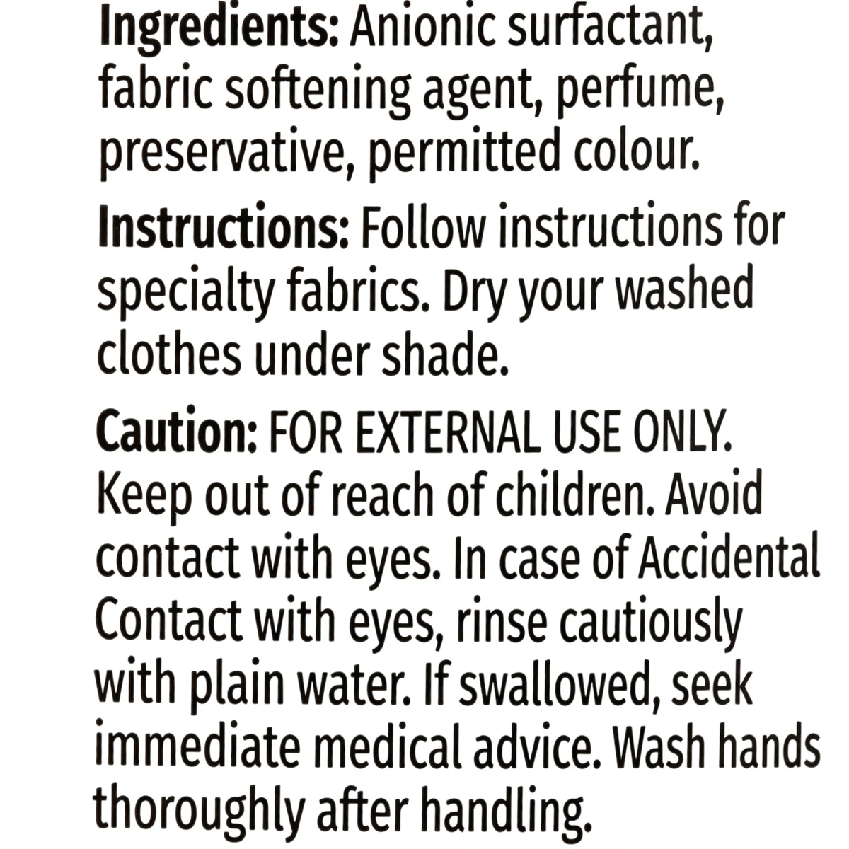 Ezee Liquid Detergent for Winterwear