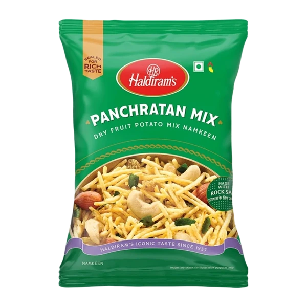 Haldiram's Panchratan Mix Dry Fruit Potato Mix Namkeen