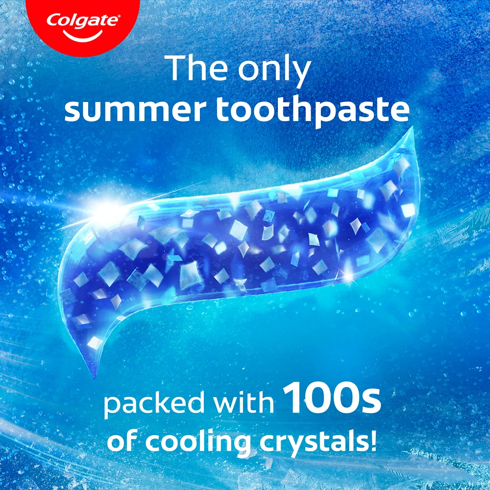 MaxFresh Peppermint Ice Blue Gel Toothpaste