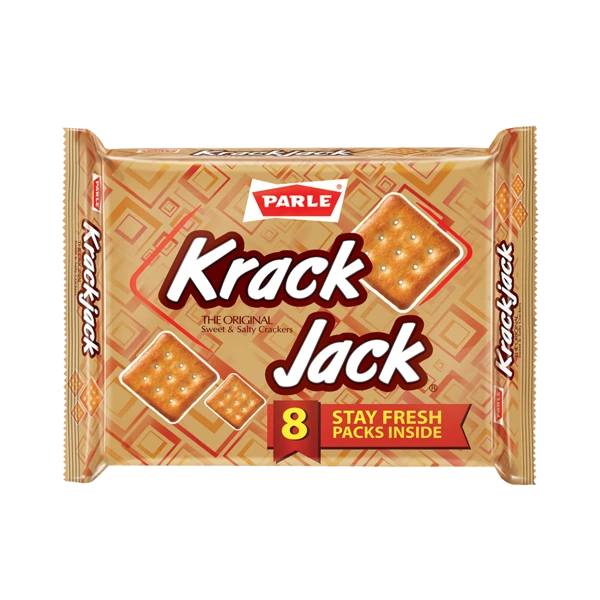 Parle Krack Jack Sweet & Salty Cracker Biscuits