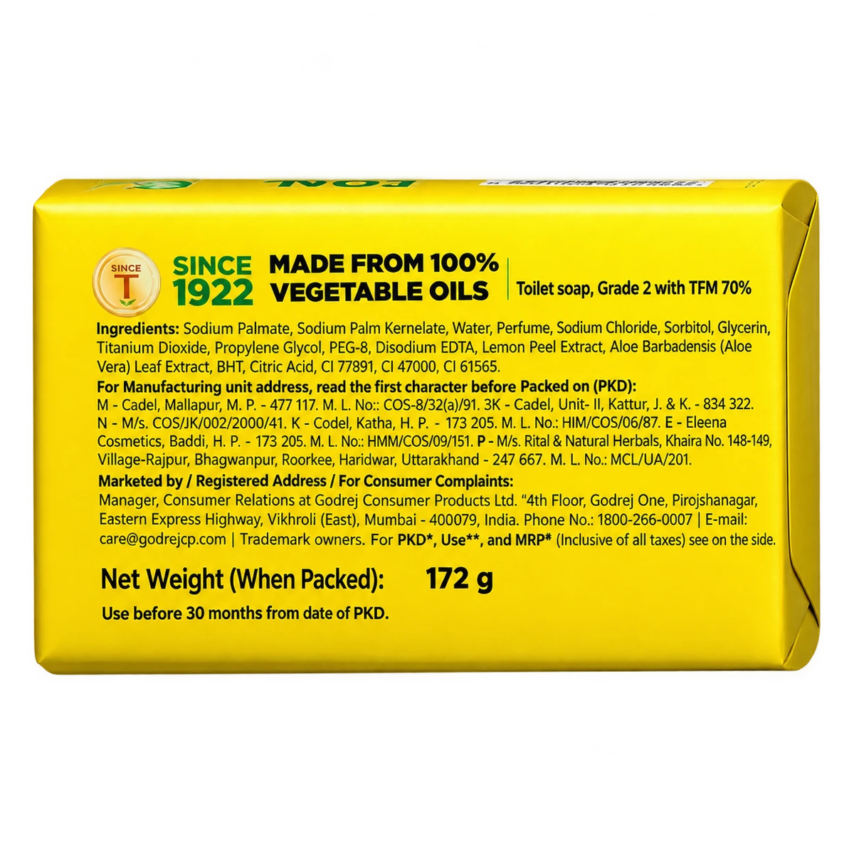 No. 1 Lime Aloevera Bath Soap SET