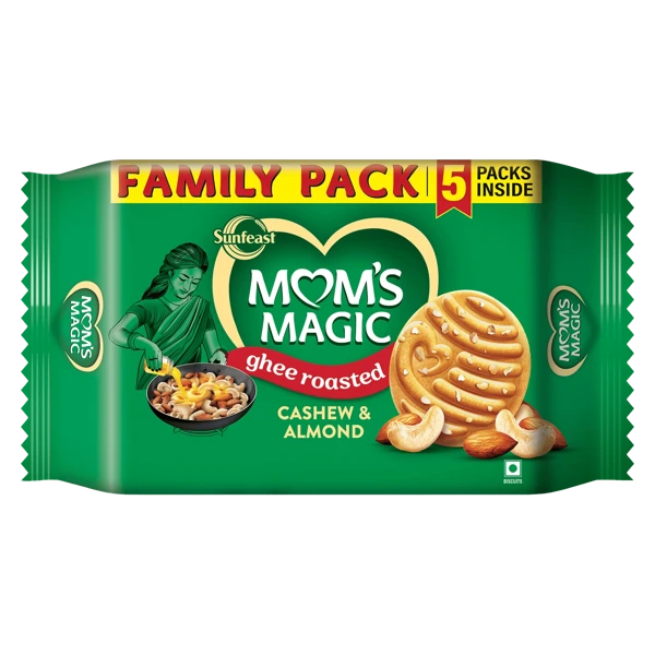Sunfeast Mom's Magic Ghee Roasted Cashew & Almond Cookies