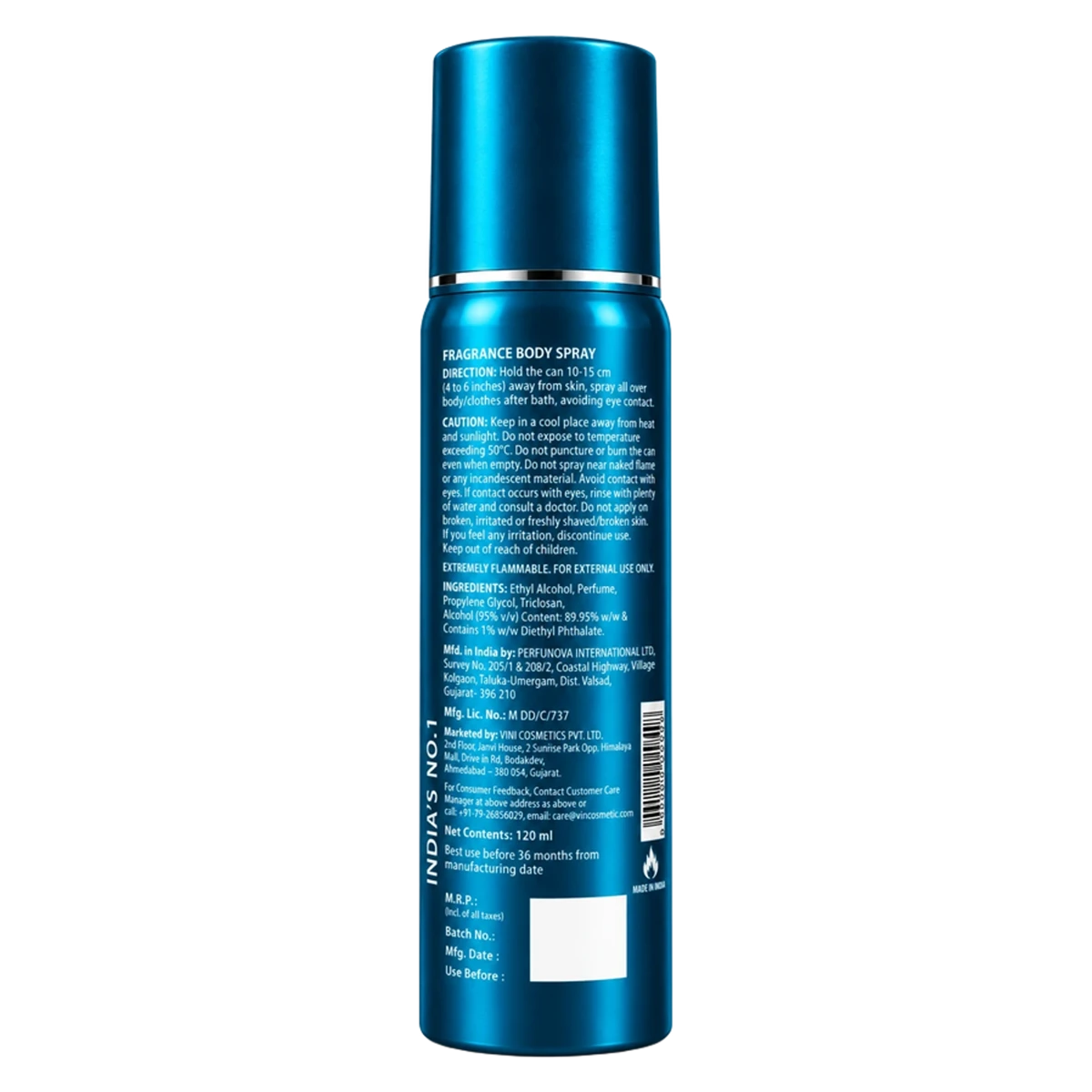 Majestic Fragrance Body Spray for Men