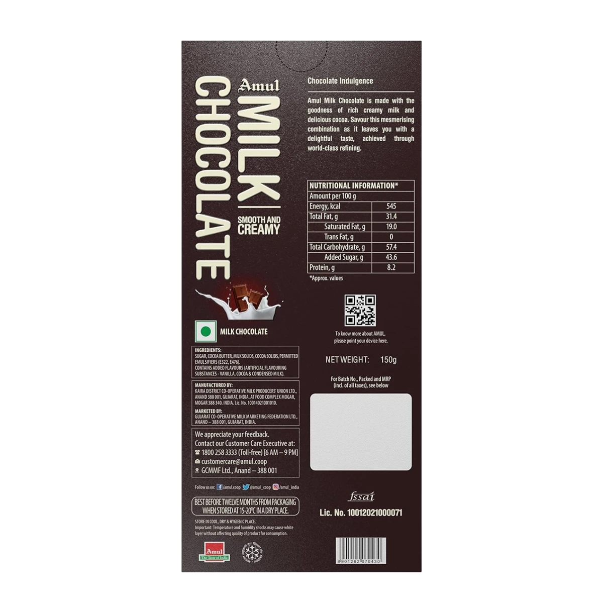Milk Chocolate Bar
