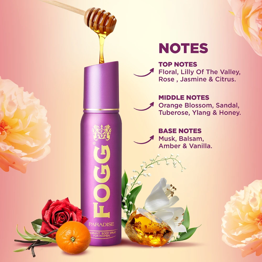 Paradise Fragrant Body Spray For Women