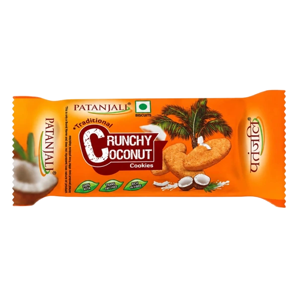 Patanjali Crunchy Coconut Cookies
