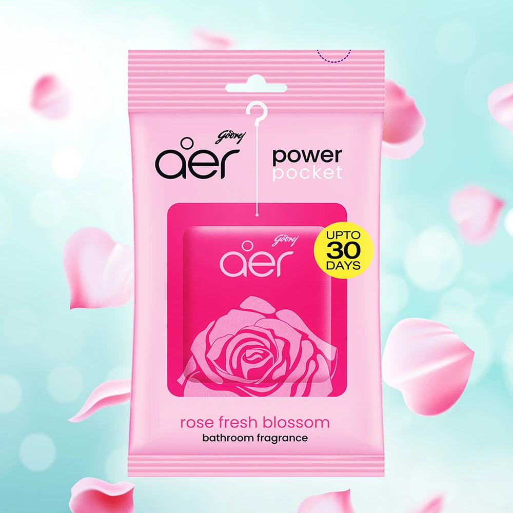Aer Power Pocket Rose Fresh Blossom Bathroom Fragrance