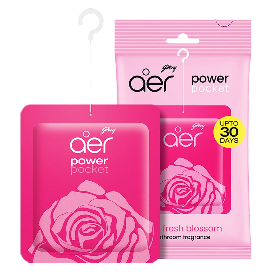 Aer Power Pocket Rose Fresh Blossom Bathroom Fragrance