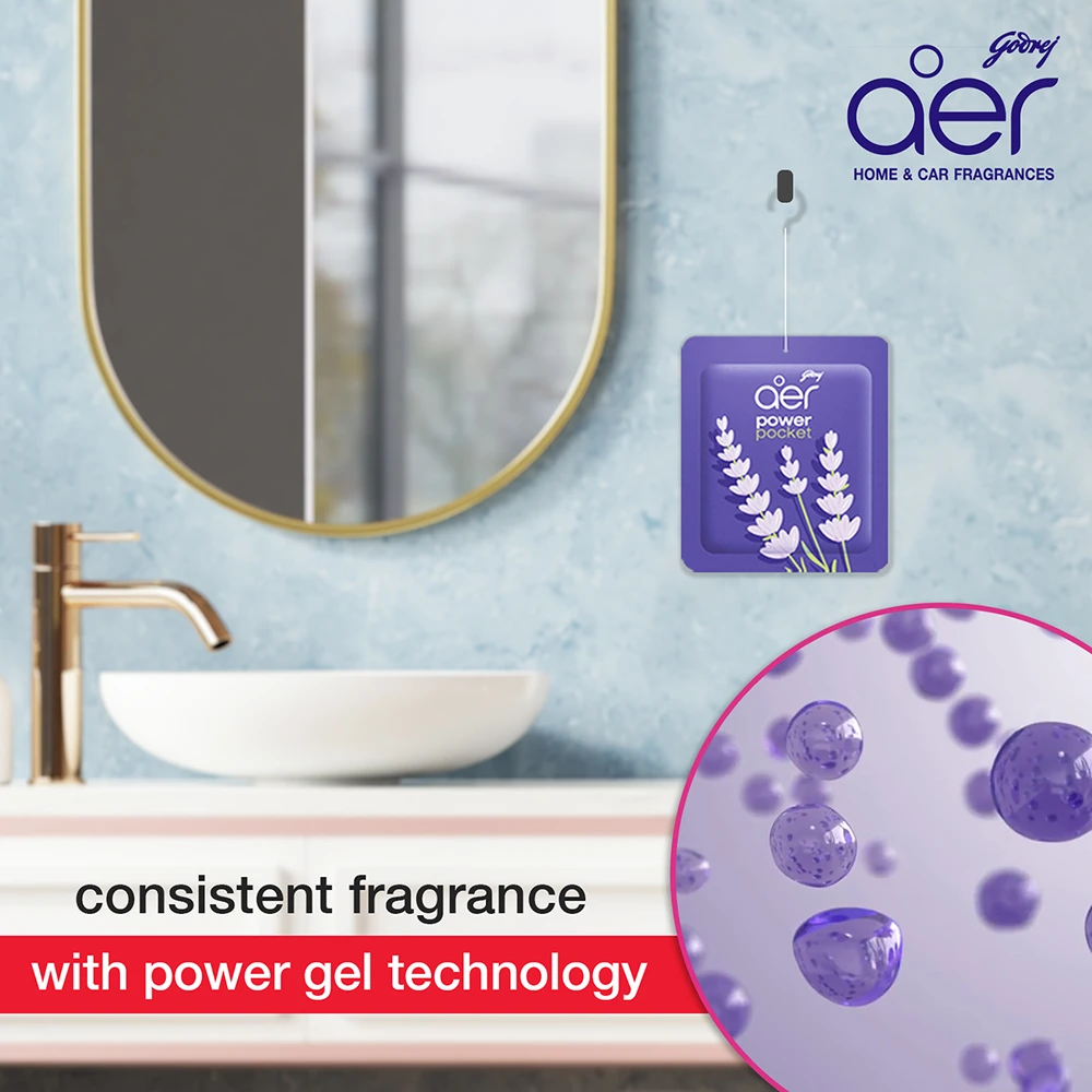 Aer Power Pocket Lavender Bloom Bathroom Fragrance