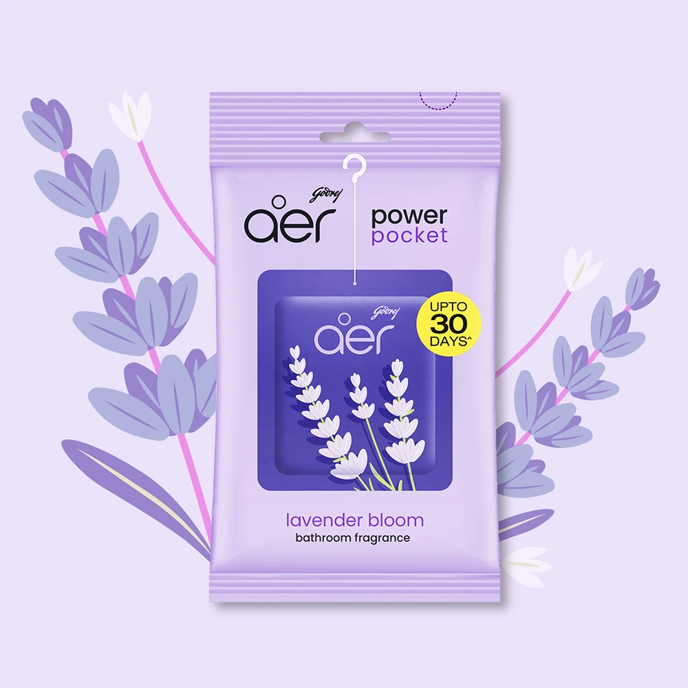 Aer Power Pocket Lavender Bloom Bathroom Fragrance