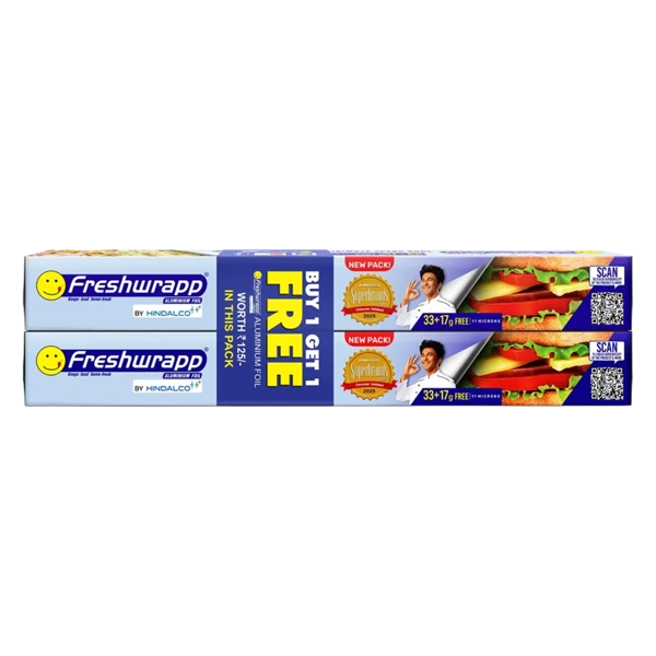Freshwrapp Aluminium Food Wrapping Foil Buy 1 Get 1 Free