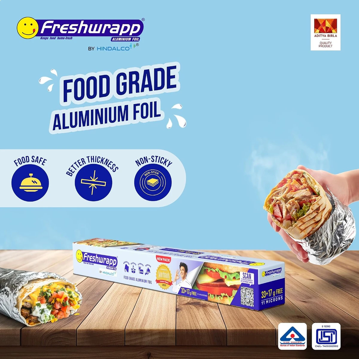 Aluminium Food Wrapping Foil Buy 1 Get 1 Free