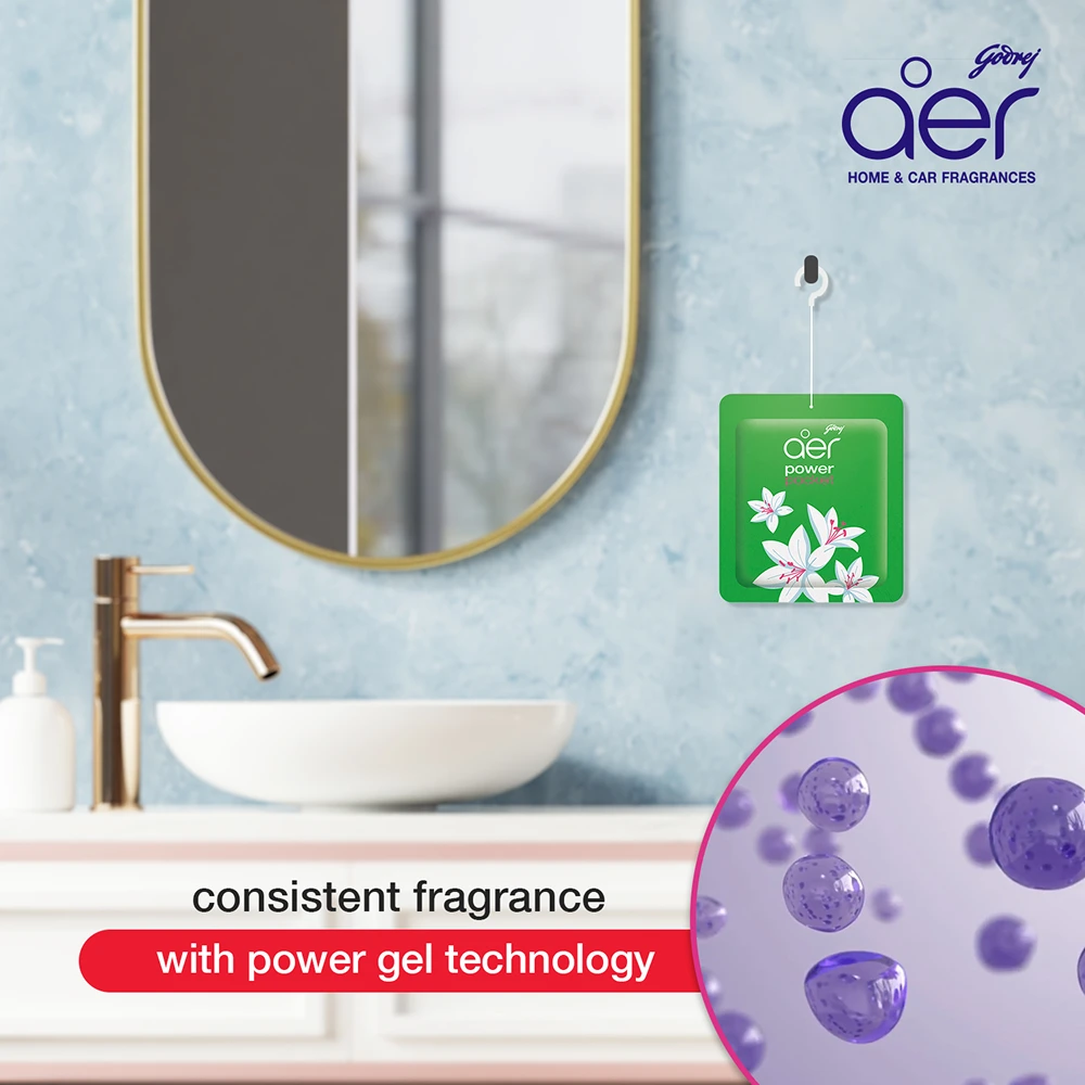 Aer Power Pocket Jasmine Floral Delight Bathroom Fragrance