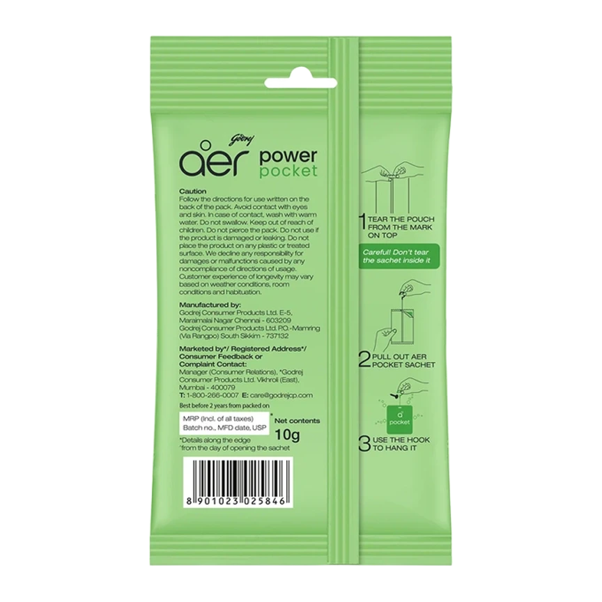 Aer Power Pocket Jasmine Floral Delight Bathroom Fragrance