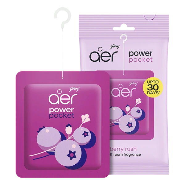 Godrej Aer Power Pocket Berry Rush Bathroom Fragrance