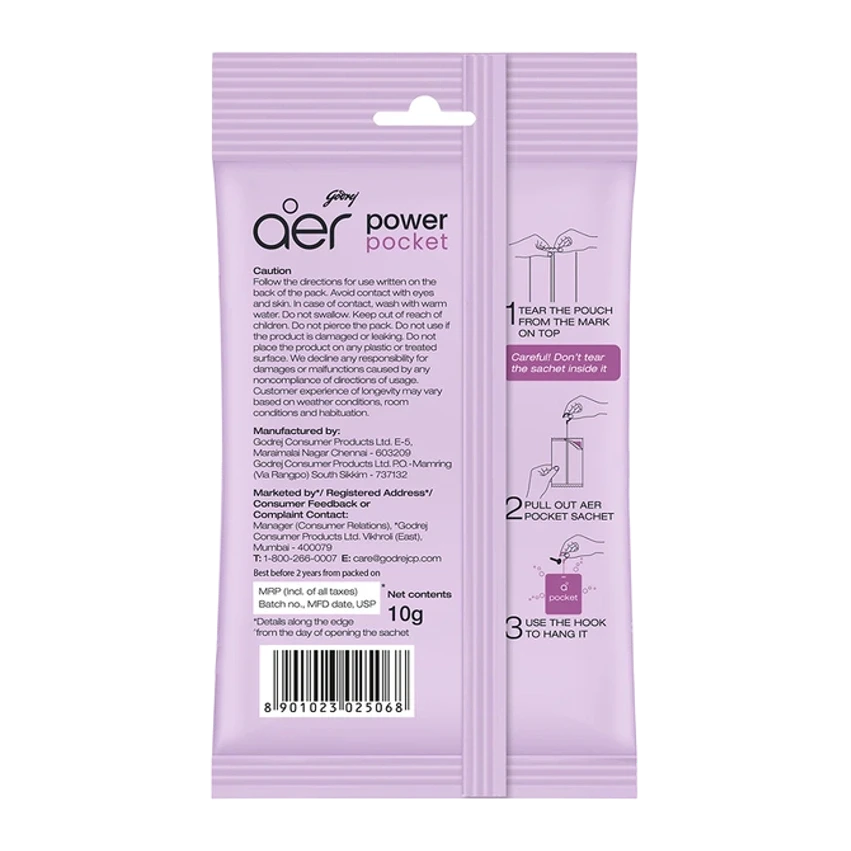 Aer Power Pocket Berry Rush Bathroom Fragrance