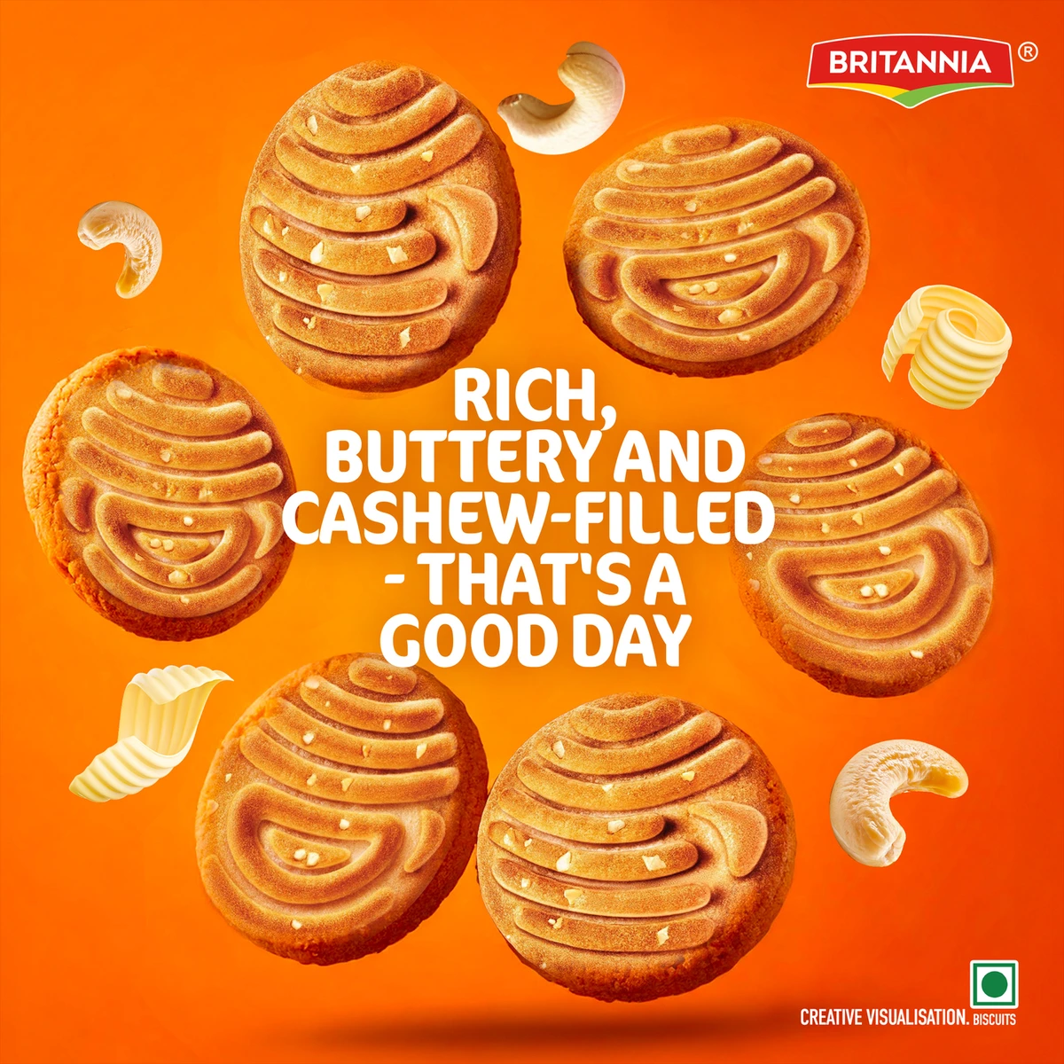 Good Day Rich Cashew Almond Cookies