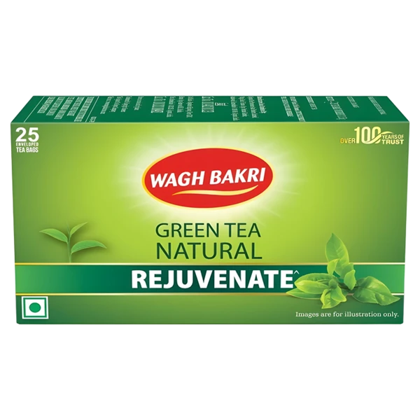 Wagh Bakri Natural Rejuvenate Green Tea Bags