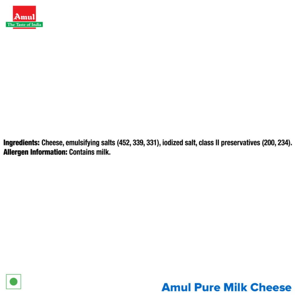 Pure Milk Cheese Slices