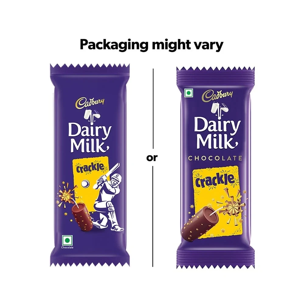 Dairy Milk Crackle Cricket Pack Chocolate Bar