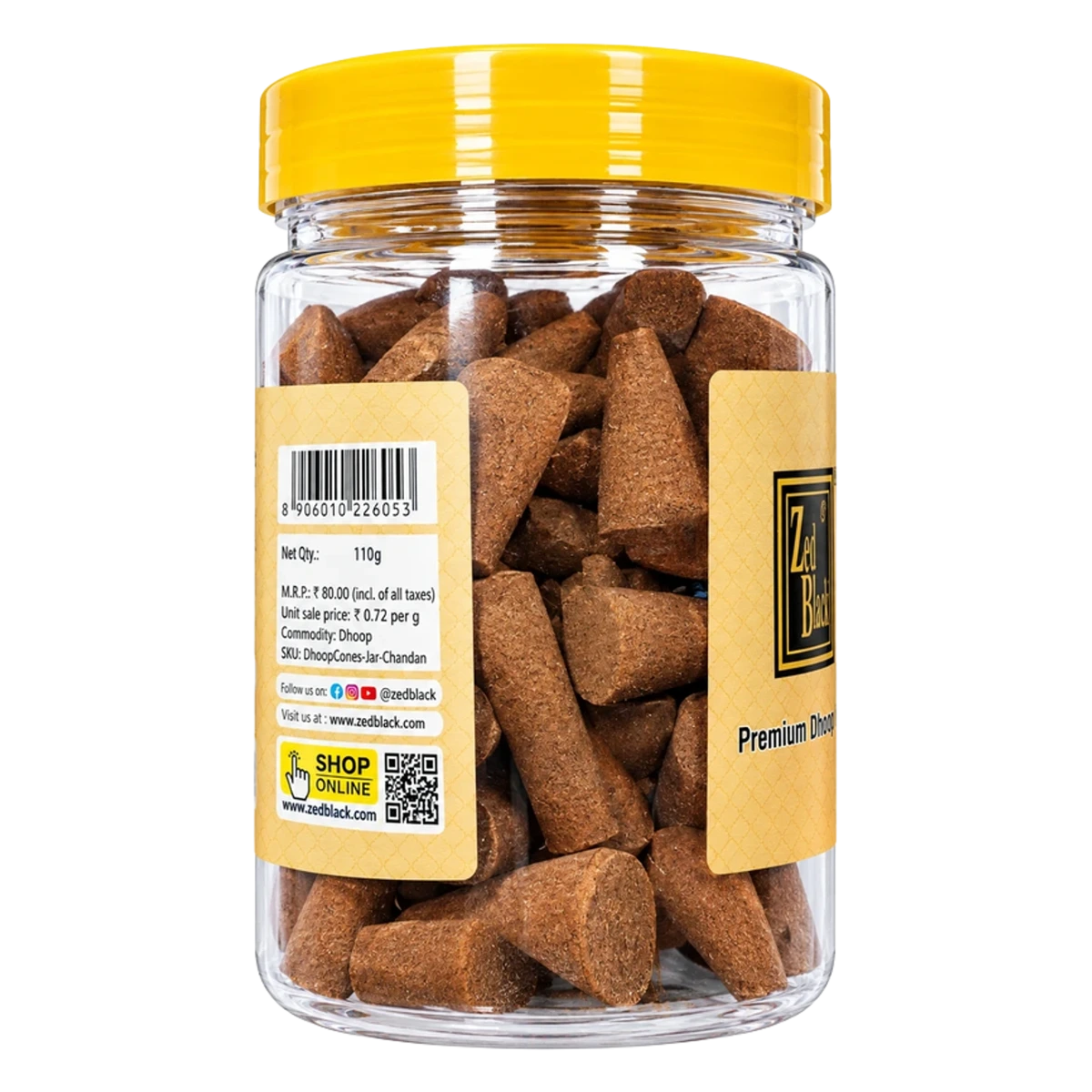 Chandan / Sandalwood Premium Dhoop Cone