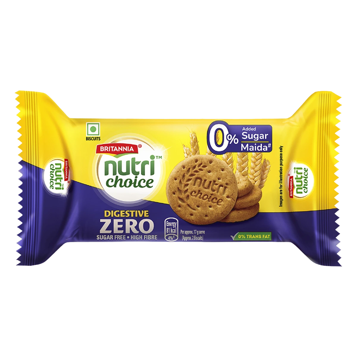 Nutrichoice Digestive Zero Biscuits
