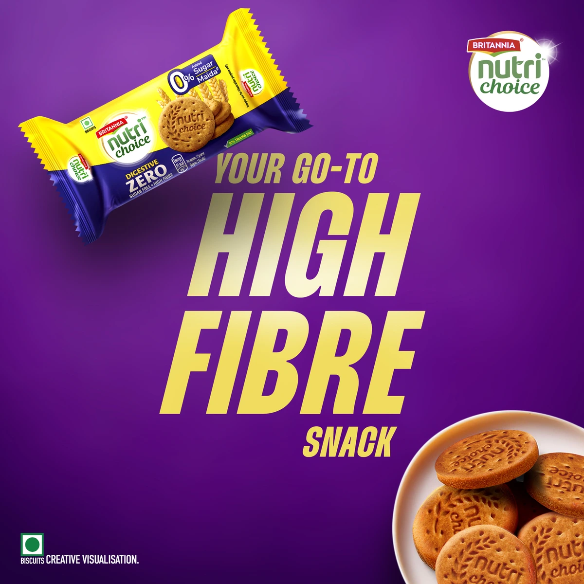 Nutrichoice Digestive Zero Biscuits