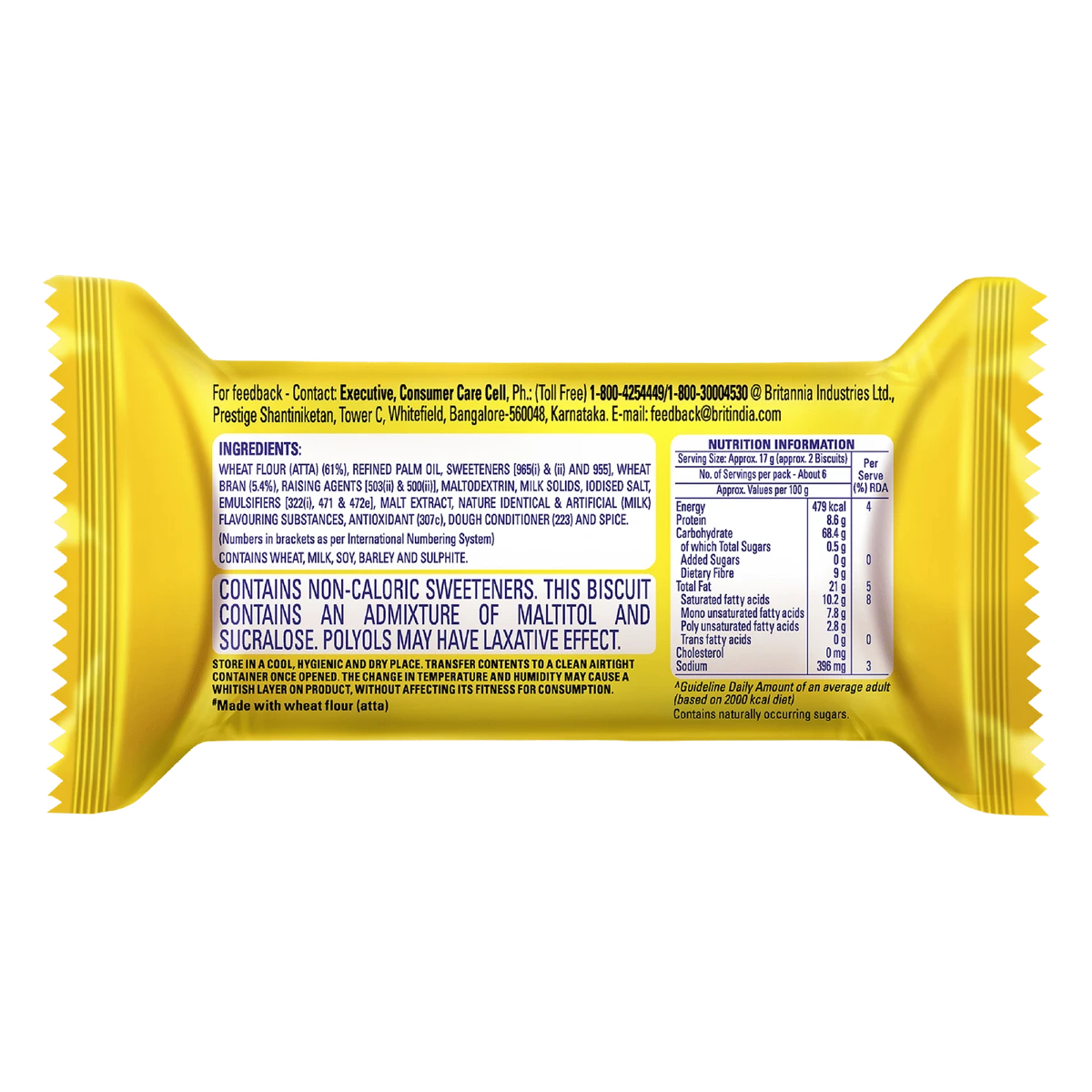 Nutrichoice Digestive Zero Biscuits