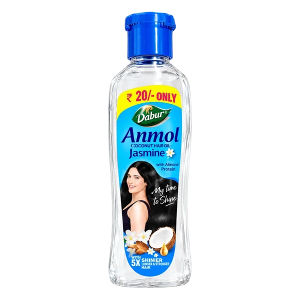 Dabur Anmol Coconut Hair Oil Jasmine with Almond Protein