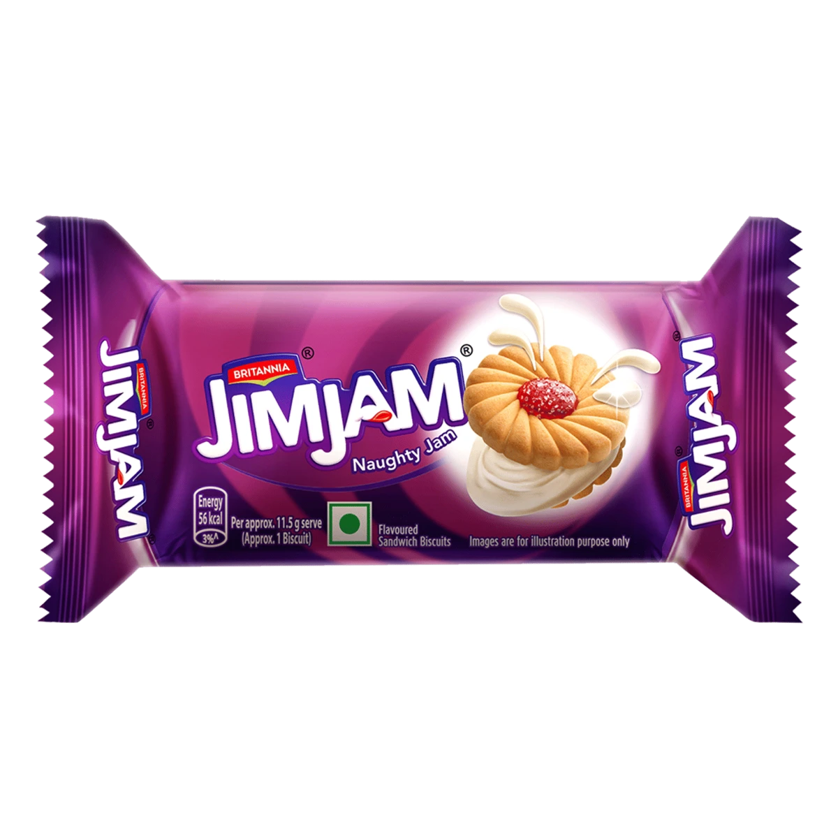 Treat JimJam Naughty Jam Crème Biscuits