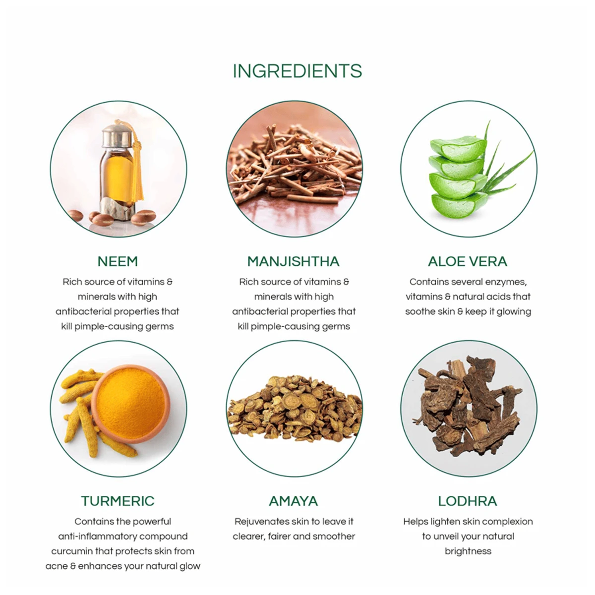 Ayurvedic Anti Pimple Face Wash