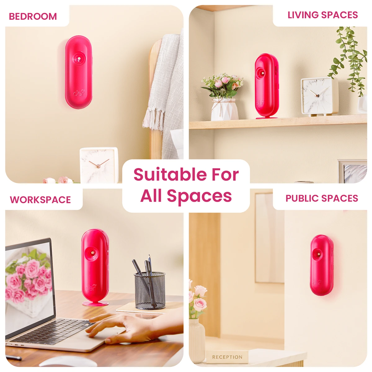 Aer Matic Petal Crush Pink Home Freshner